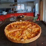 Quiche avec vue sur les fourneaux de Mon Atelier Cuisine !